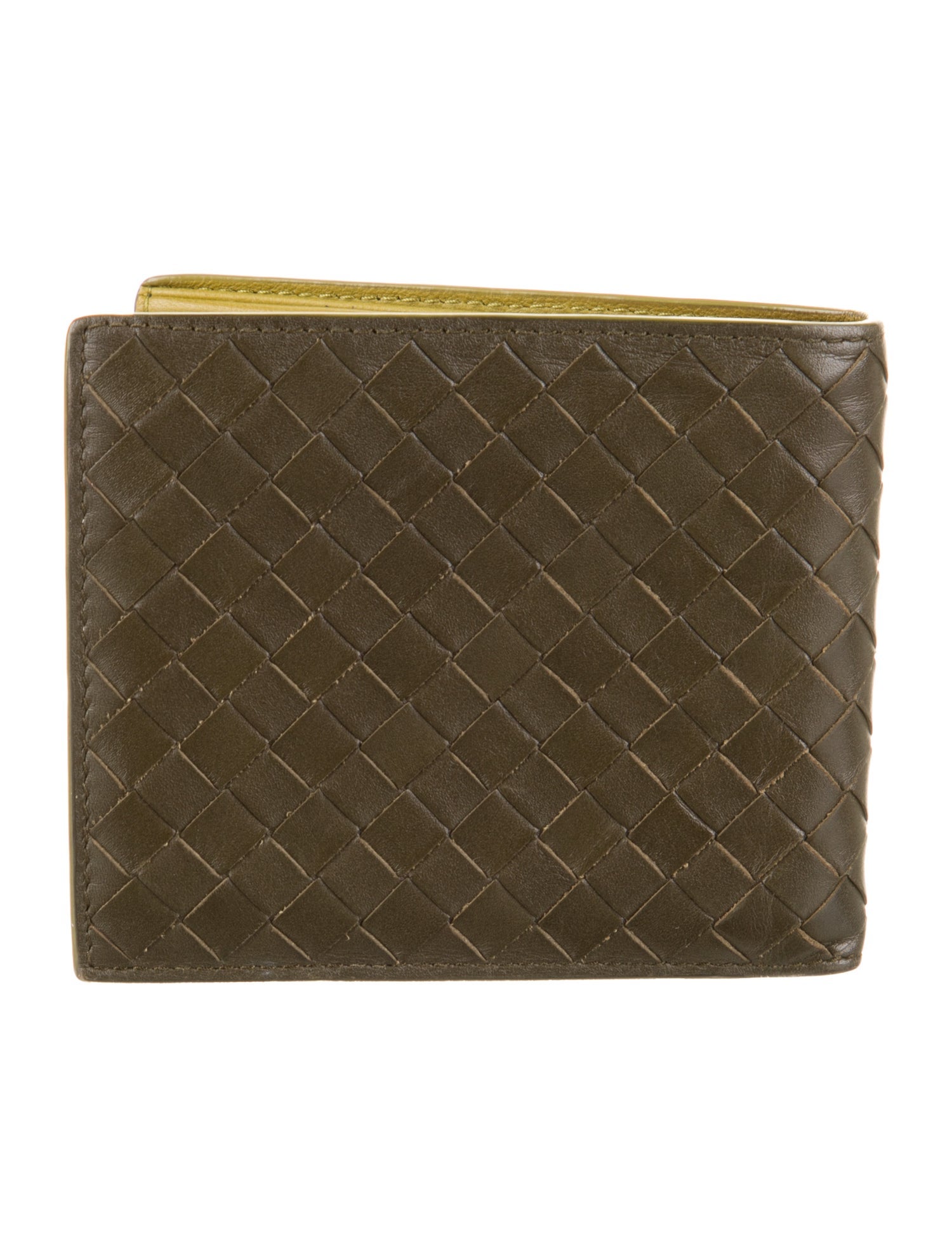 Bottega Veneta Intrecciato Weave Leather Bifold Wallet