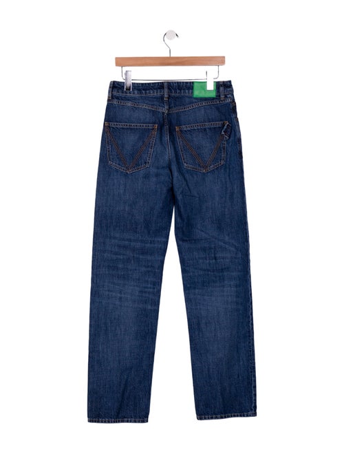 Bottega Veneta Mid-Rise Straight Leg Jeans