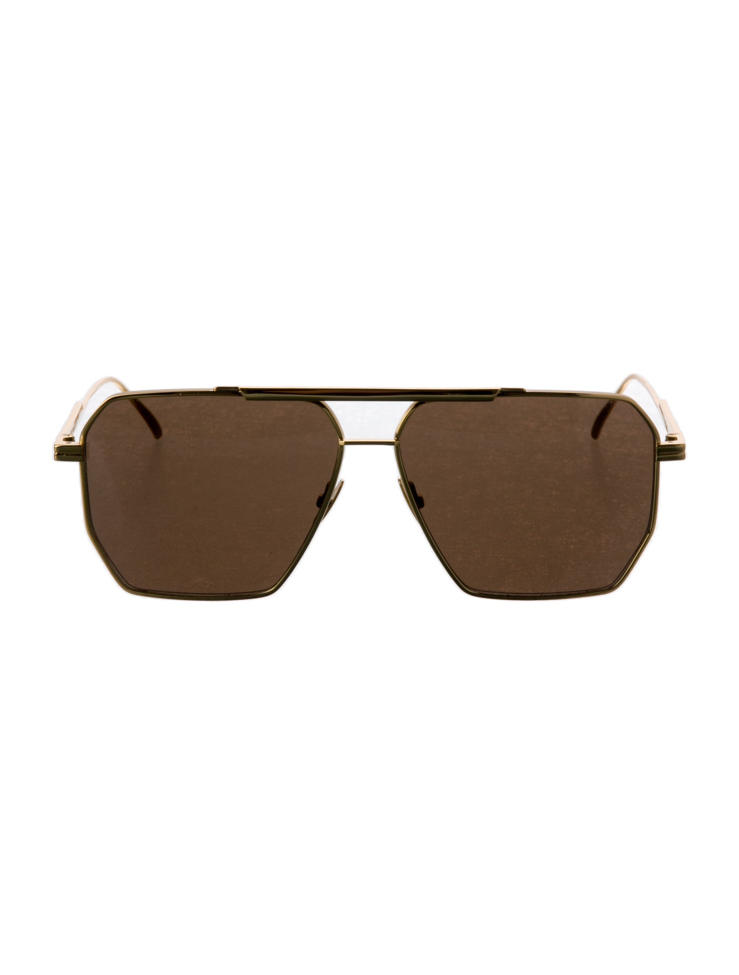 Bottega Veneta Aviator Tinted Sunglasses