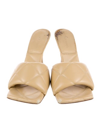 Bottega Veneta Leather Slides