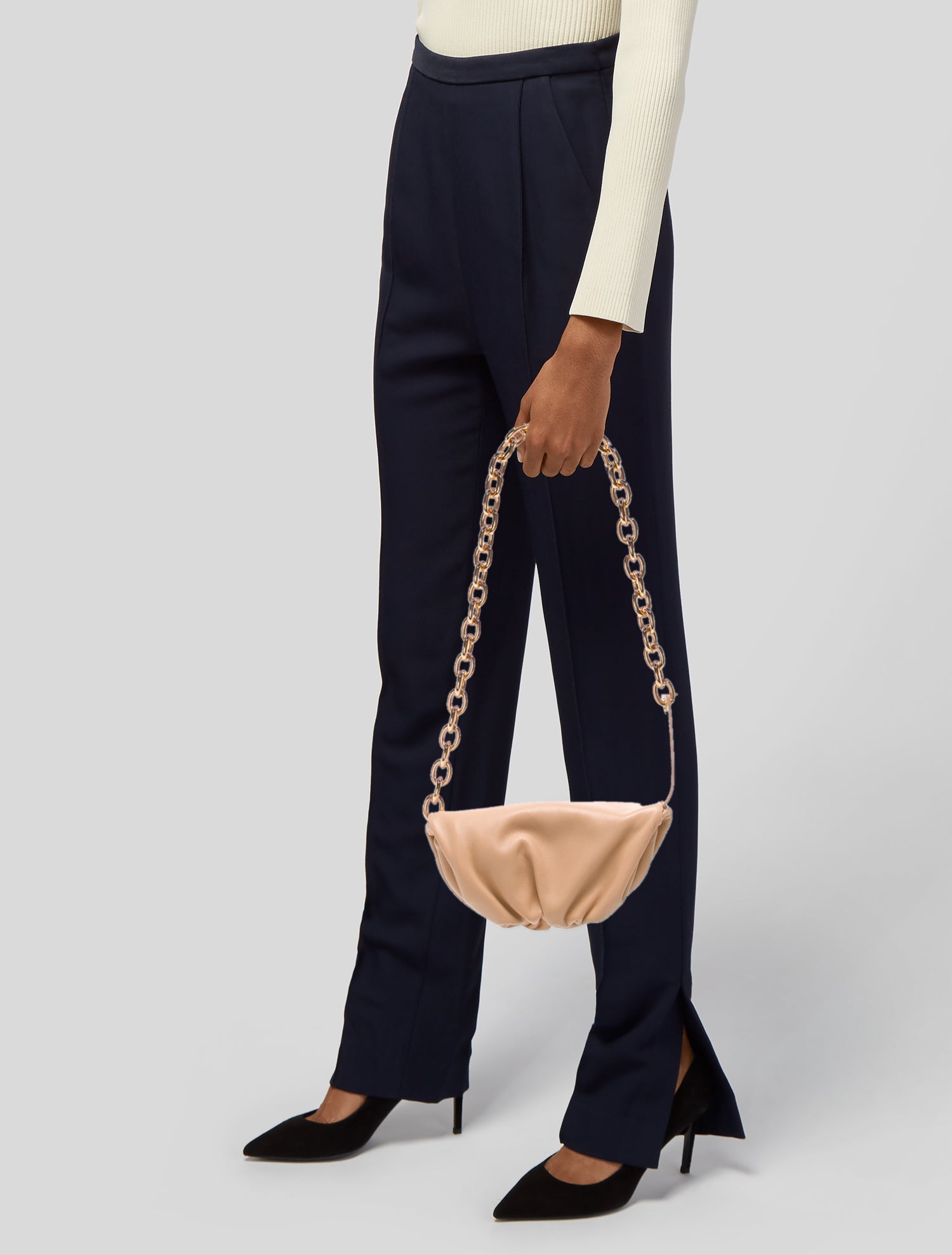 Bottega Veneta Leather Belt Chain Pouch