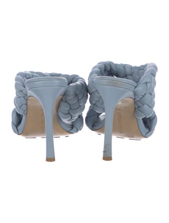 Bottega Veneta Intrecciato Weave Leather Slides