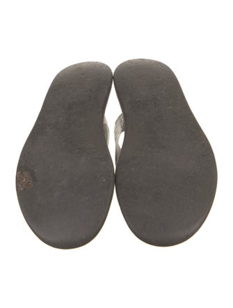 Bottega Veneta Leather Flip Flops