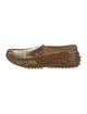 Bottega Veneta Patent Leather Animal Print Loafers