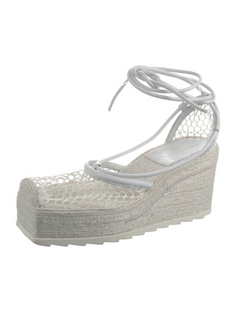 Bottega Veneta Jute Mesh Accents Espadrilles