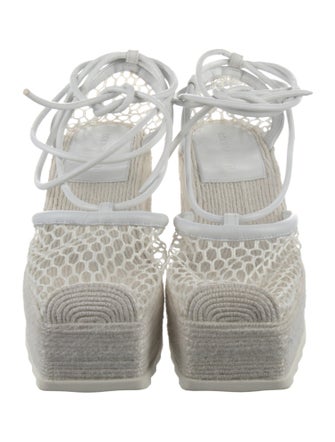 Bottega Veneta Jute Mesh Accents Espadrilles