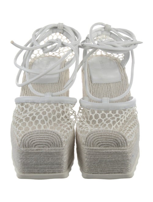 Bottega Veneta Jute Mesh Accents Espadrilles