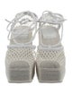 Bottega Veneta Jute Mesh Accents Espadrilles