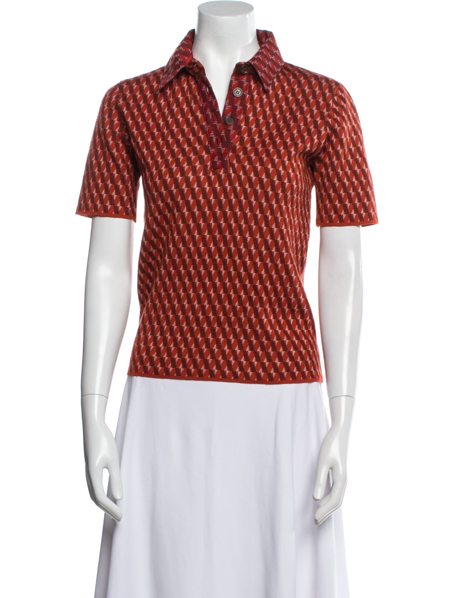 Bottega Veneta Vintage Printed Polo