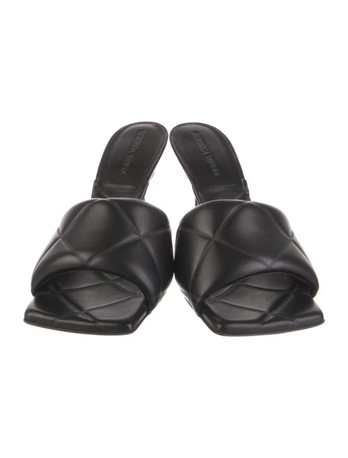 Bottega Veneta Quilted Pattern Leather Slides