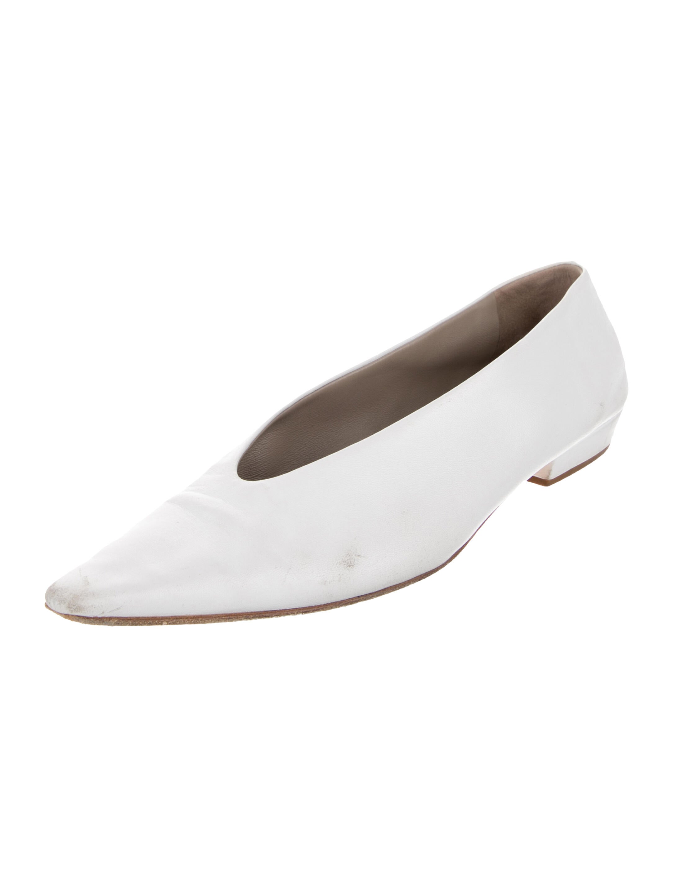 Bottega Veneta Leather Ballet Flats