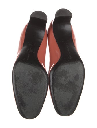 Bottega Veneta Intrecciato Weave Patent Leather Pumps