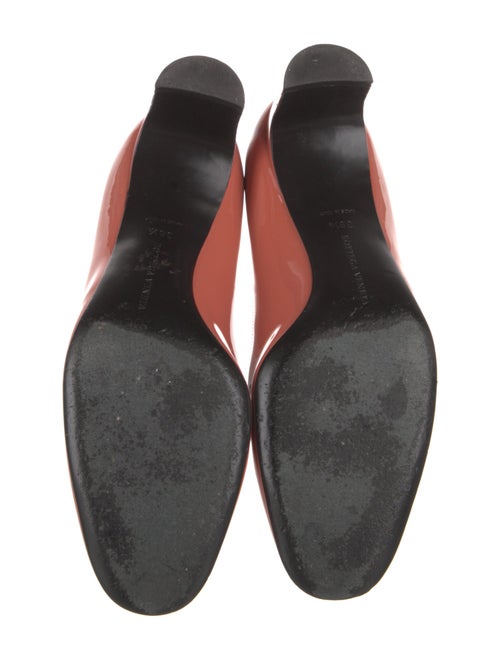 Bottega Veneta Intrecciato Weave Patent Leather Pumps