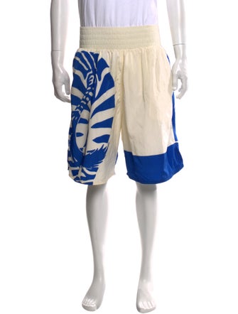 Bottega Veneta Graphic Print Jogger Shorts