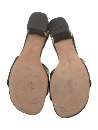 Bottega Veneta Intrecciato Weave Leather Slides