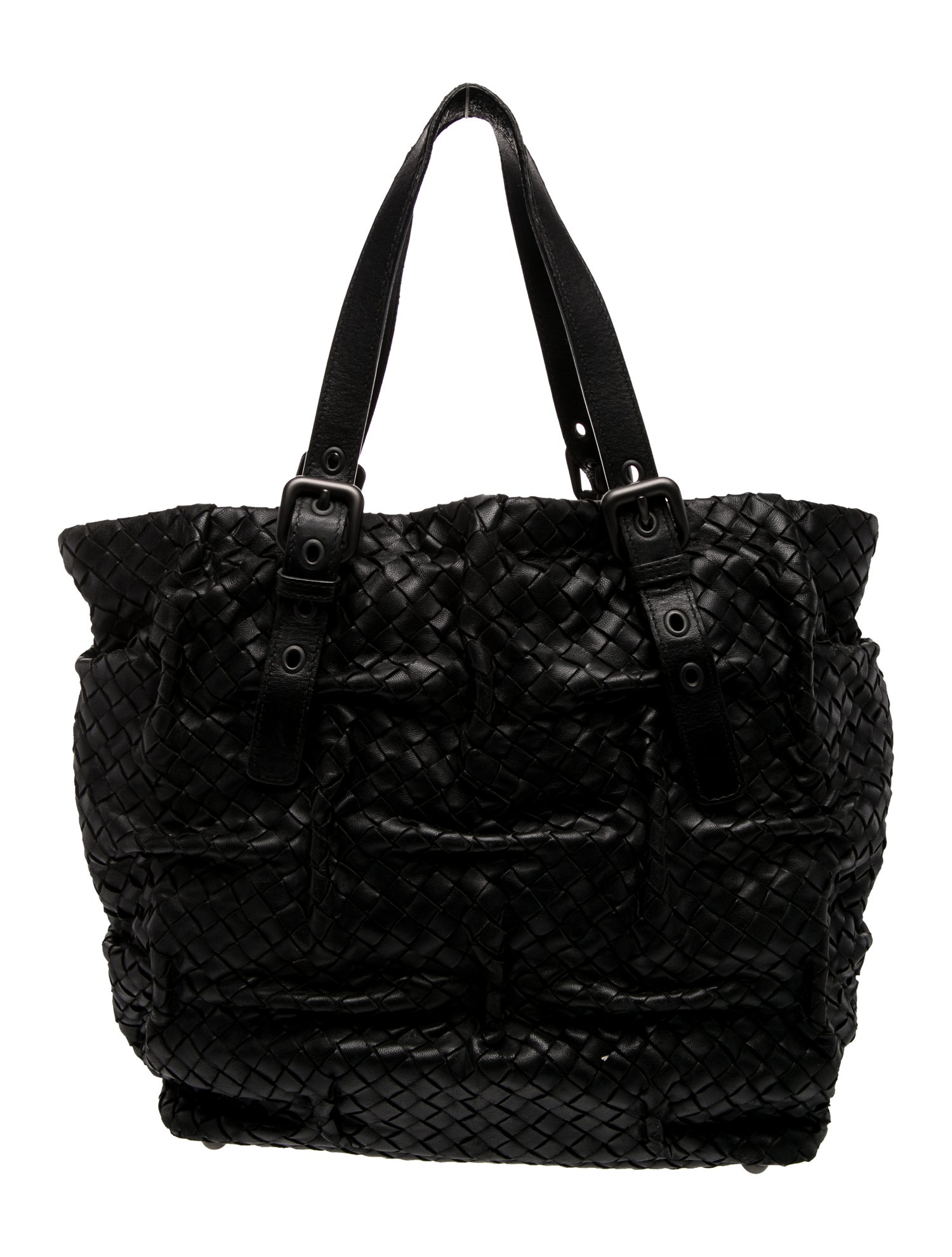 Bottega Veneta Intrecciato Shoulder Bag Medium Vintage