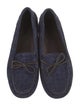 Bottega Veneta Intrecciato Weave Suede Moccasins