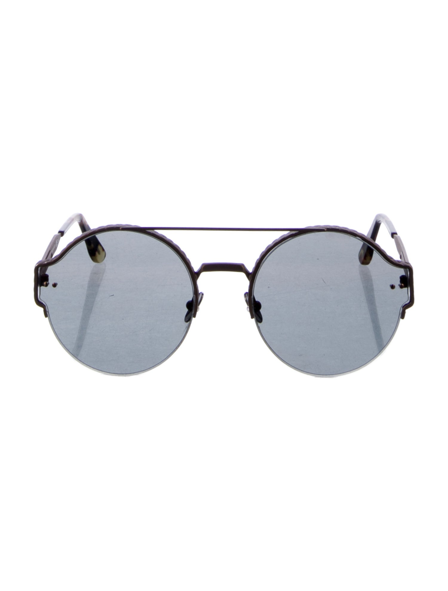 Bottega Veneta Round Tinted Sunglasses