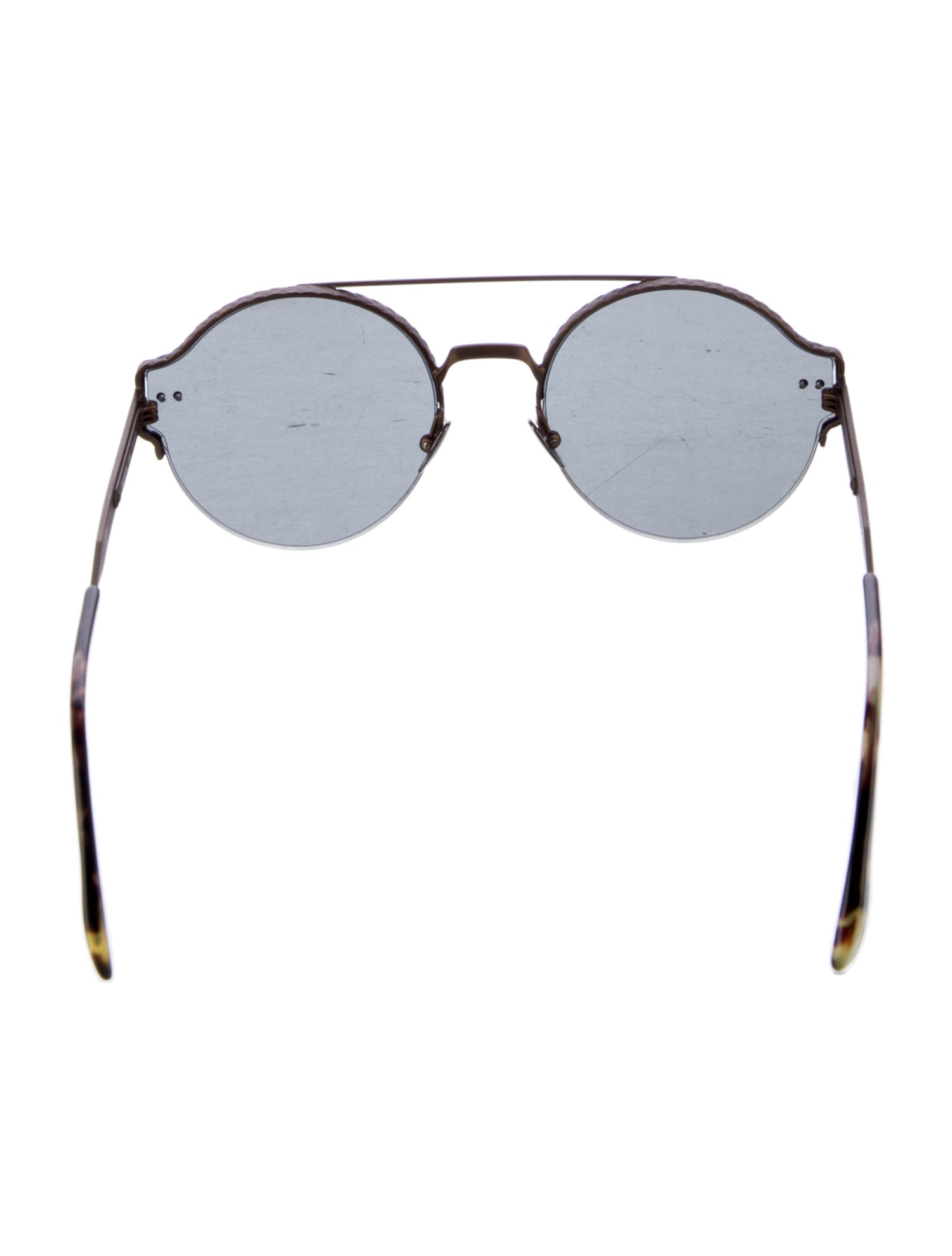 Bottega Veneta Round Tinted Sunglasses