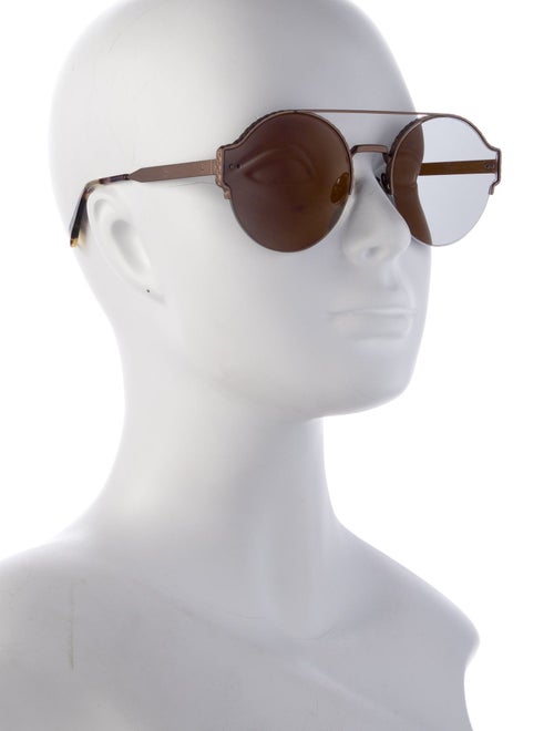 Bottega Veneta Round Tinted Sunglasses