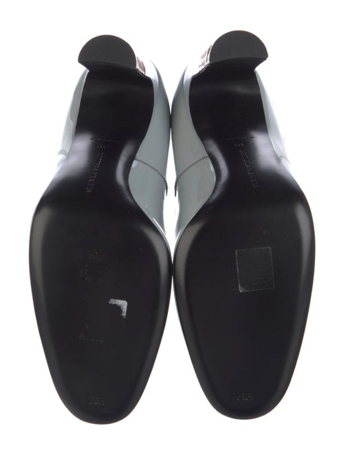 Bottega Veneta Intrecciato Weave Patent Leather Pumps