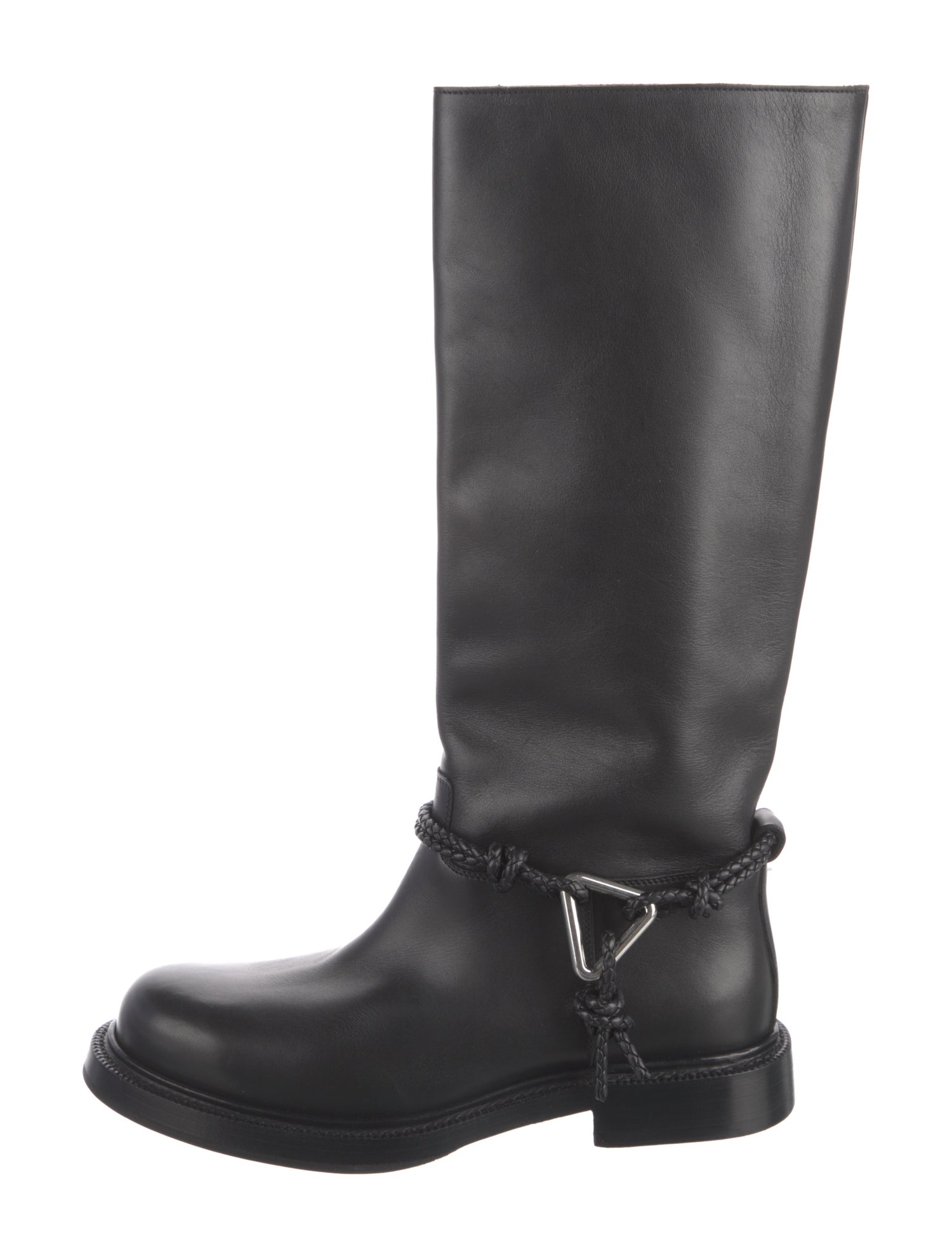Bottega Veneta Leather Riding Boots