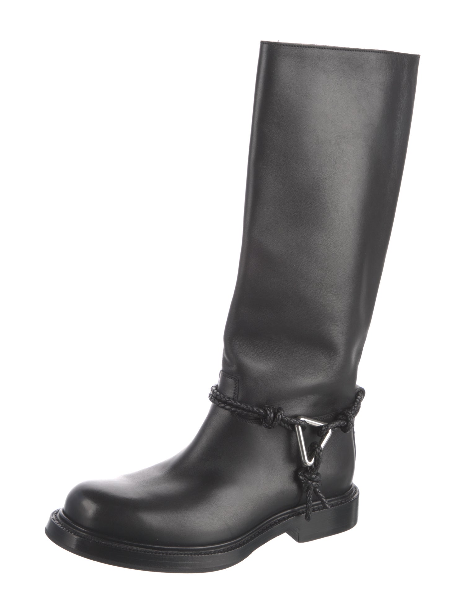 Bottega Veneta Leather Riding Boots