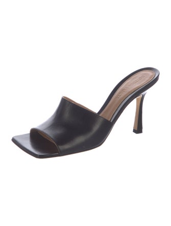 Bottega Veneta Leather Slides