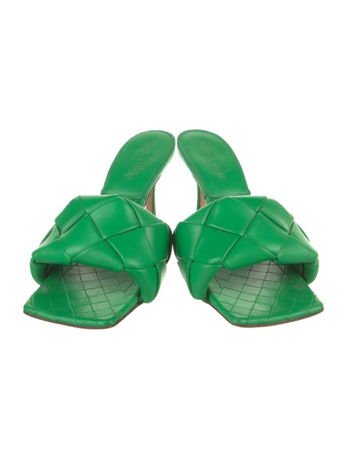 Bottega Veneta Intrecciato Weave Leather Slides