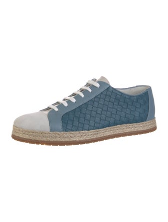 Bottega Veneta Intrecciato Weave Leather Espadrille Sneakers