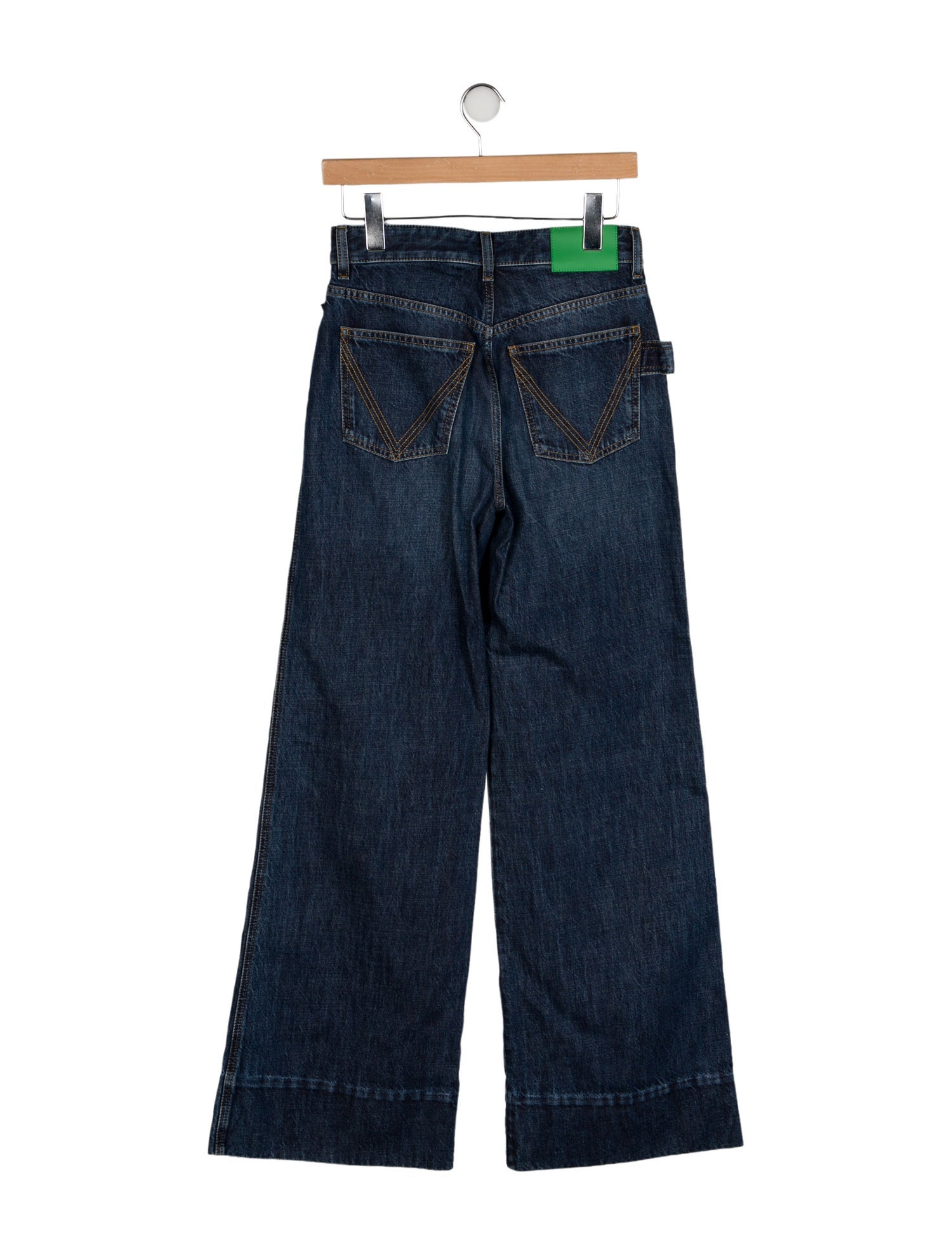 Bottega Veneta Mid-Rise Wide Leg Jeans