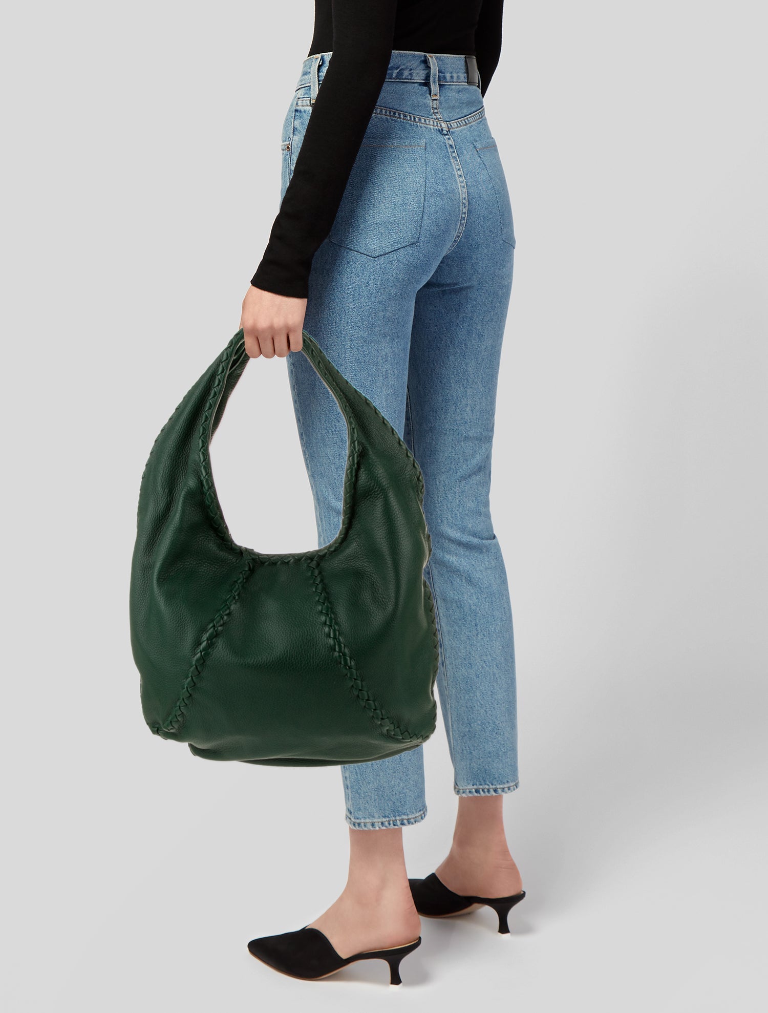 Bottega Veneta Intrecciato Cervo Hobo Large