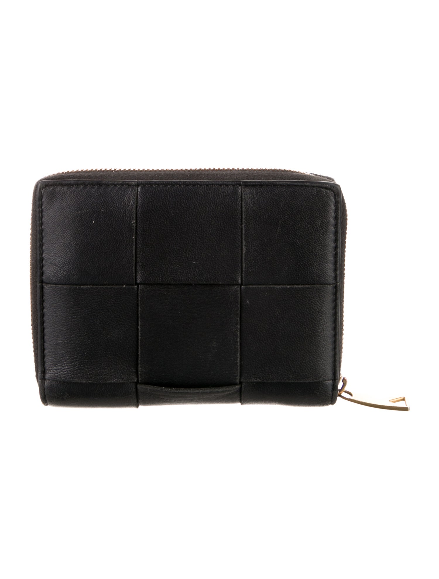 Bottega Veneta Cassette Compact Intrecciato Weave Compact Wallet