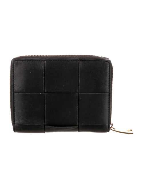 Bottega Veneta Cassette Compact Intrecciato Weave Compact Wallet