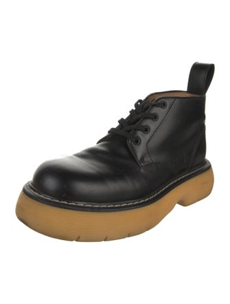 Bottega Veneta Leather Lace-Up Boots
