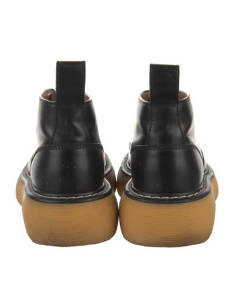 Bottega Veneta Leather Lace-Up Boots