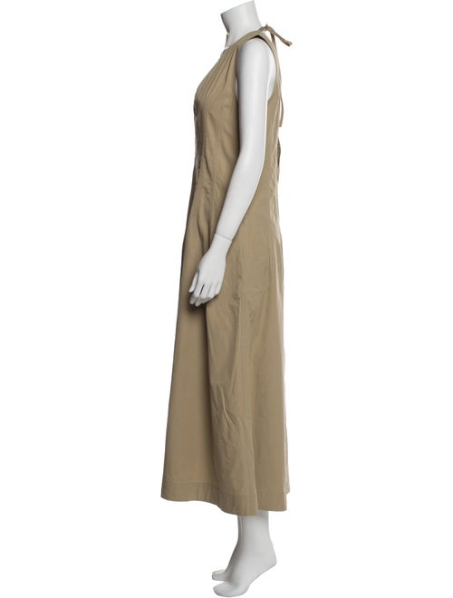 Bottega Veneta V-Neck Long Dress