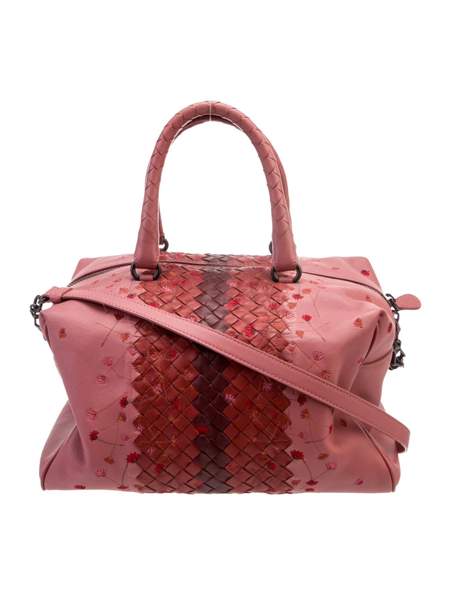 Bottega Veneta Intrecciato Top Handle Bag Medium