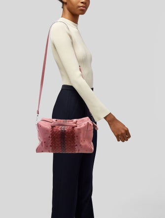 Bottega Veneta Intrecciato Top Handle Bag Medium