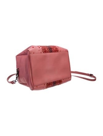 Bottega Veneta Intrecciato Top Handle Bag Medium