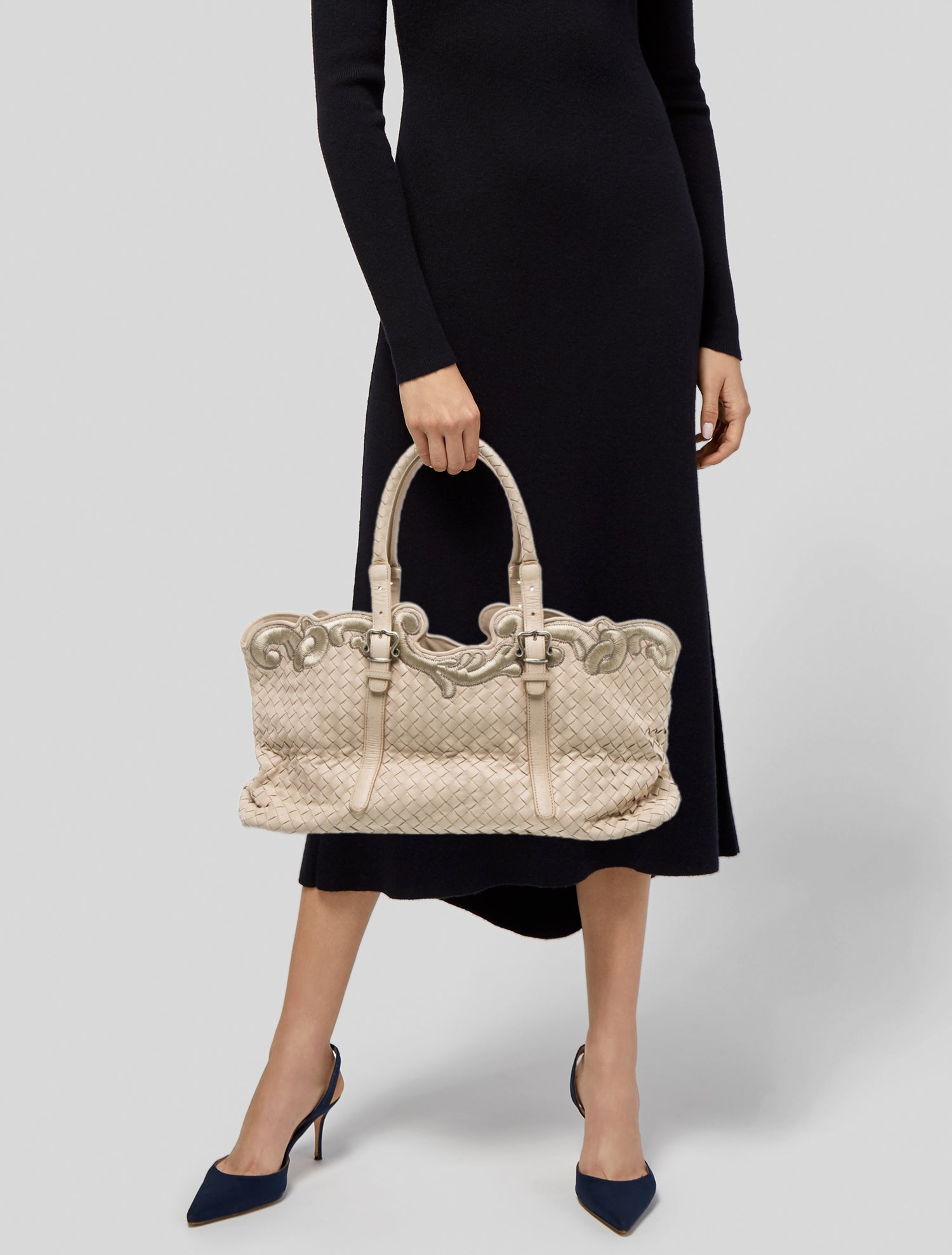 Bottega Veneta Intrecciato Top Handle Bag