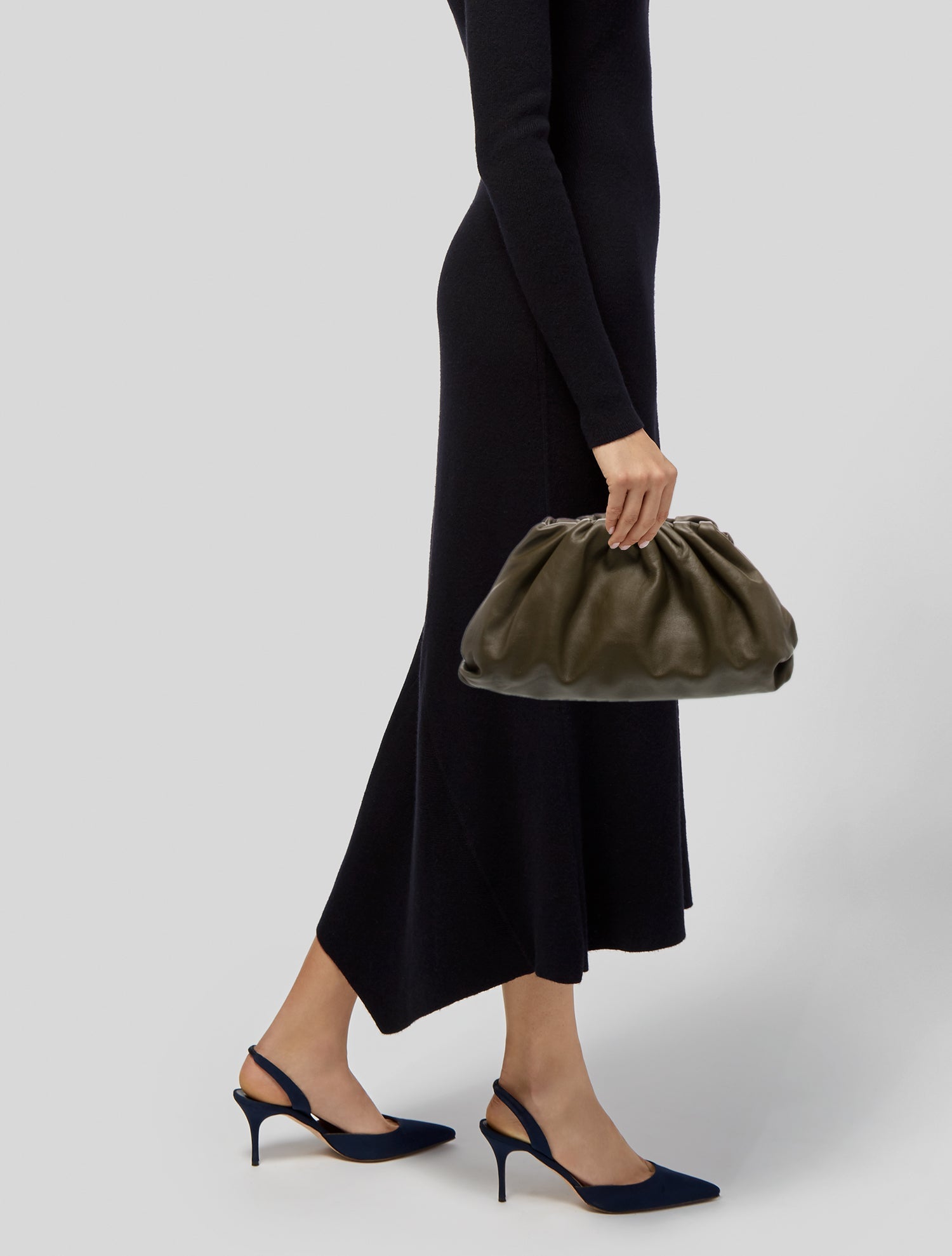 Bottega Veneta Leather The Pouch Large