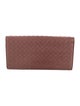 Bottega Veneta Intrecciato Weave Leather Continental Wallet