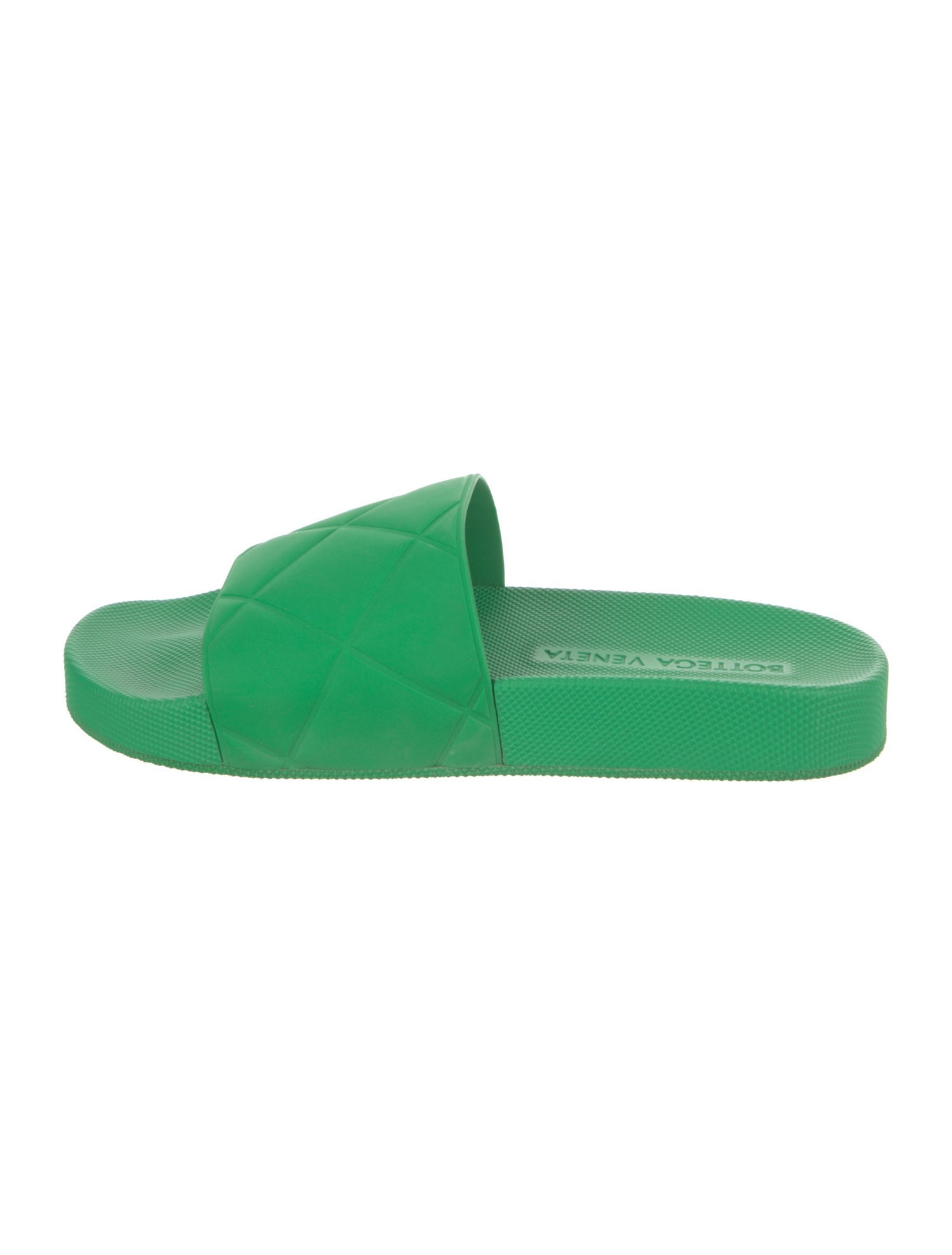 Bottega Veneta Quilted Pattern Rubber Slides