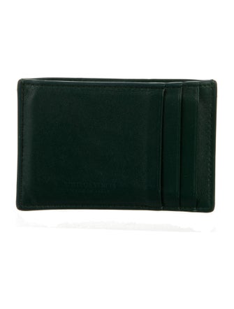 Bottega Veneta Intrecciato Weave Leather Compact Wallet