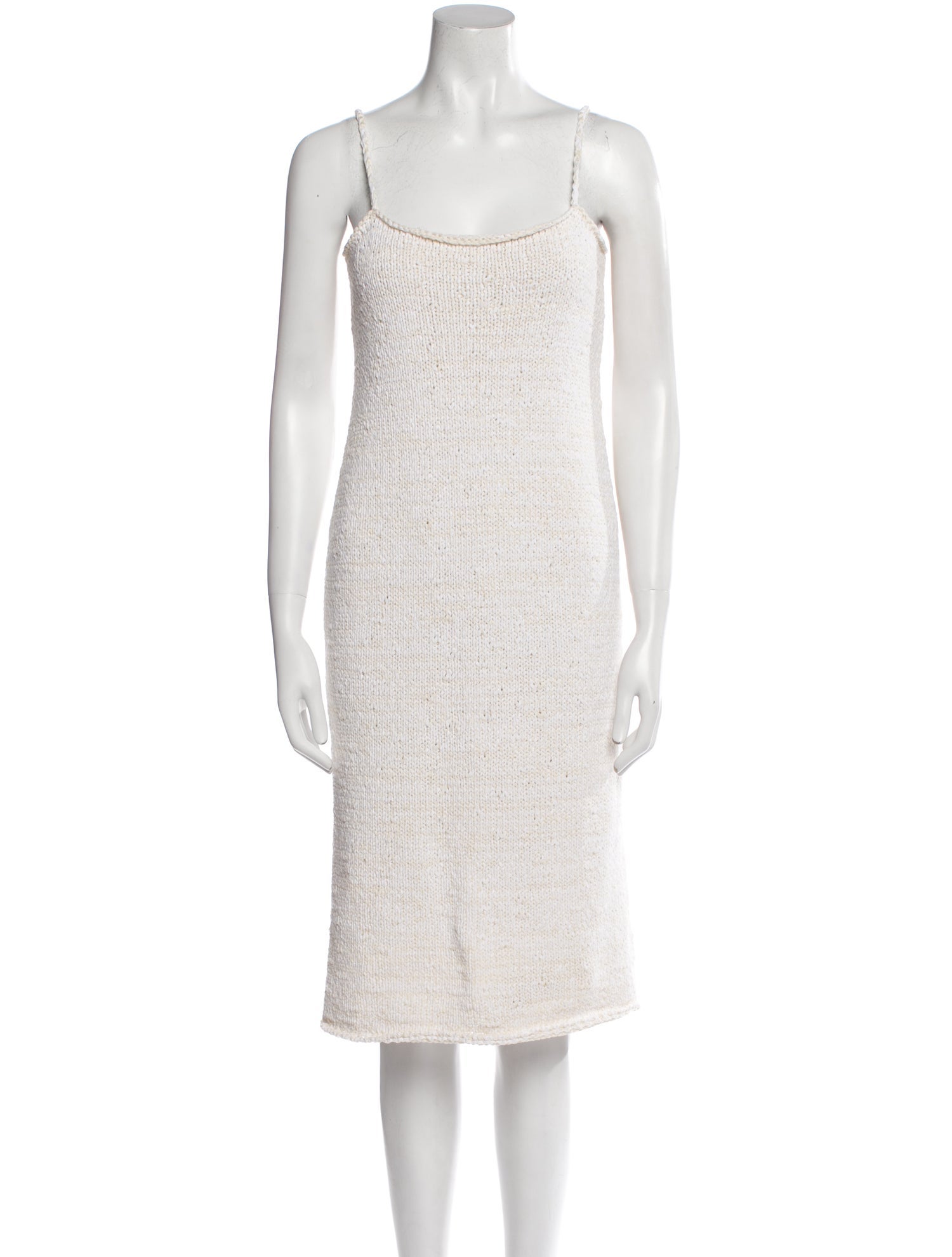 Bottega Veneta Square Neckline Knee-Length Dress