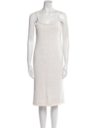 Bottega Veneta Square Neckline Knee-Length Dress