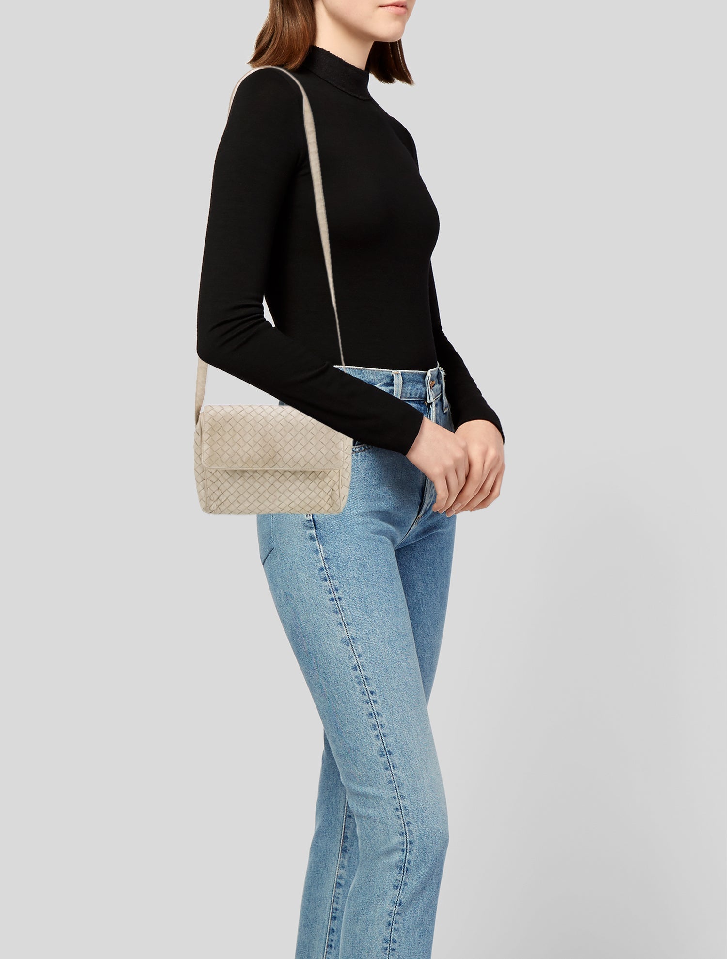 Bottega Veneta Intrecciato Messenger Bag Vintage