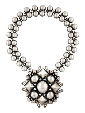 Bottega Veneta Pendant Chunky Collar Necklace
