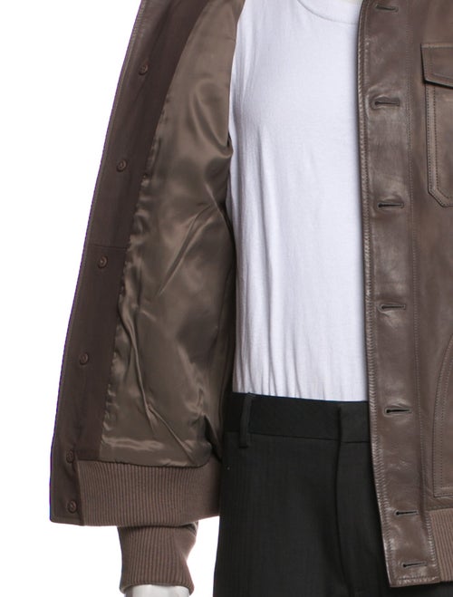 Bottega Veneta Leather Utility Jacket